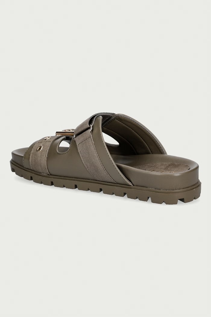 Παπούτσια Guess σαγιονάρες Γυναικεία FAXONA FLTFAX.FAB03.GREEN πράσινο