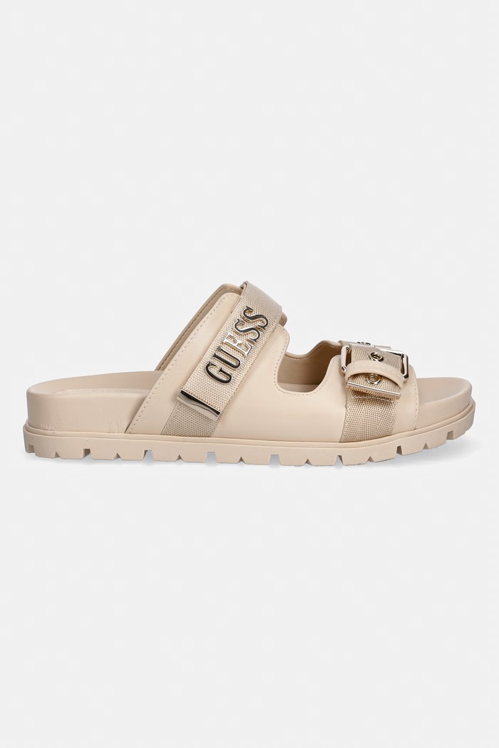 Guess чехли дамски FAXONA FLTFAX.FAB03.BEIGE бежов AW26