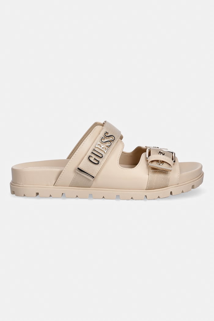 Guess чехли дамски FAXONA FLTFAX.FAB03.BEIGE бежов AW26