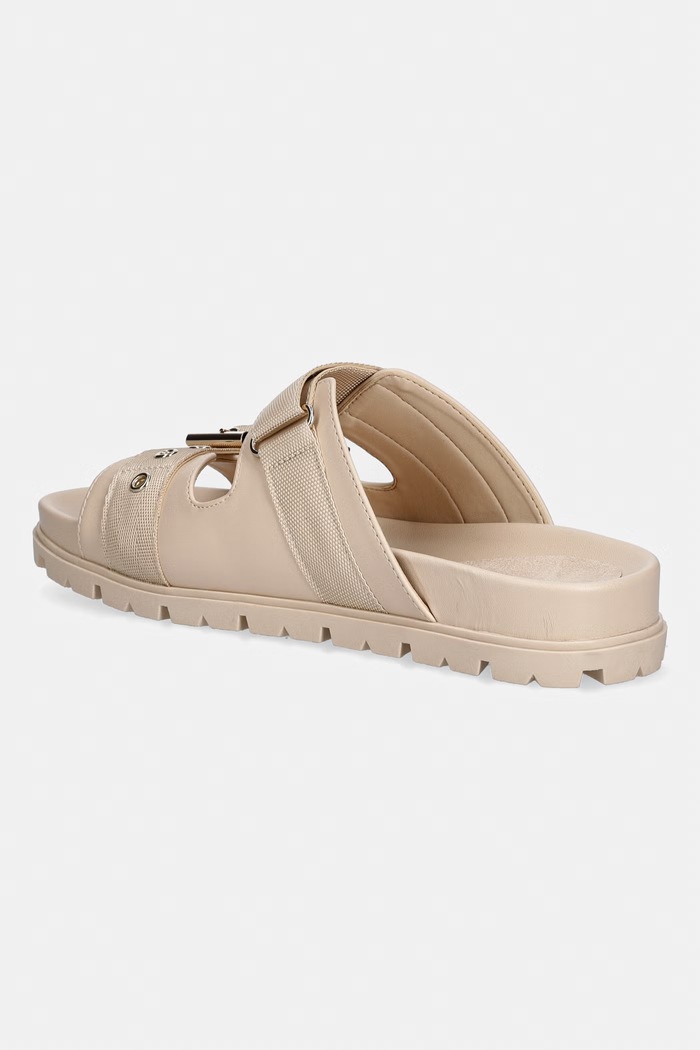 Обувки Guess чехли дамски FAXONA FLTFAX.FAB03.BEIGE бежов