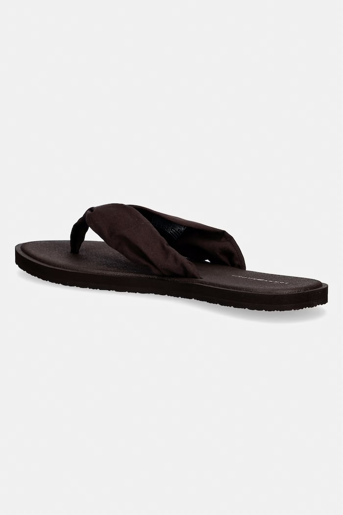 Obuwie Tommy Hilfiger japonki damskie TH SCANDI SOFT SUMMER SANDAL FW0FW09421 brązowy