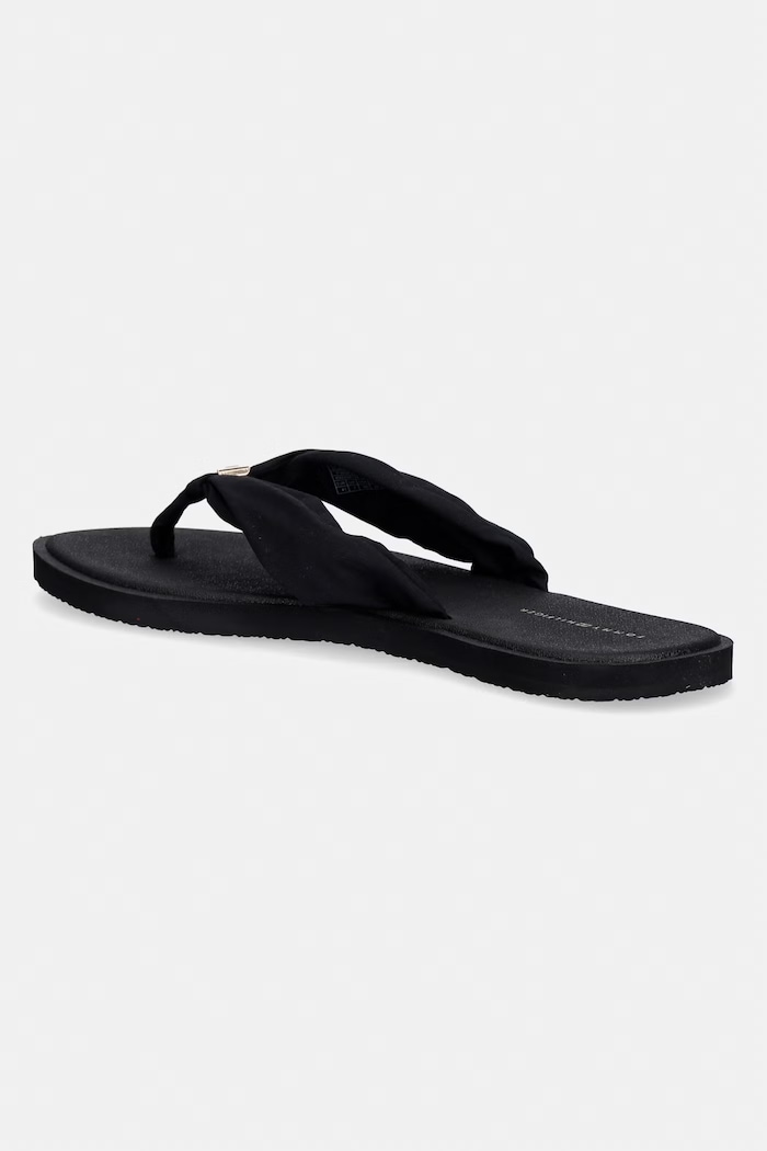 Obuwie Tommy Hilfiger japonki damskie TH SCANDI SOFT SUMMER SANDAL FW0FW09421 czarny