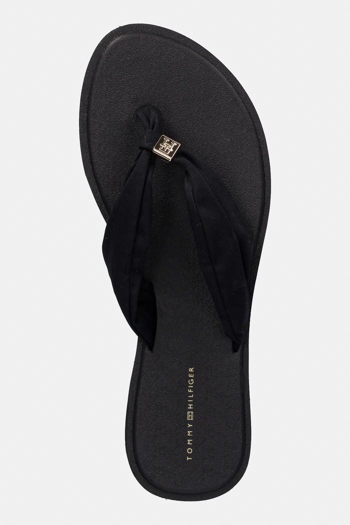Tommy Hilfiger japonki damskie TH SCANDI SOFT SUMMER SANDAL czarny FW0FW09421