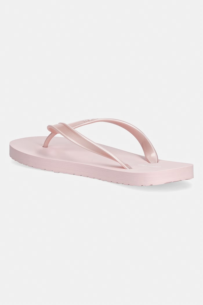 Obuv Calvin Klein šľapky dámske FLIP FLOP TPU METALLIC HW0HW02956.TFF ružová