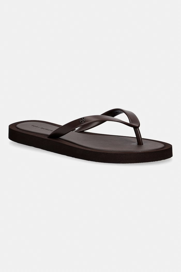 Tory Burch japonki damskie Kira Padded Flip Flop brązowy 162307.201