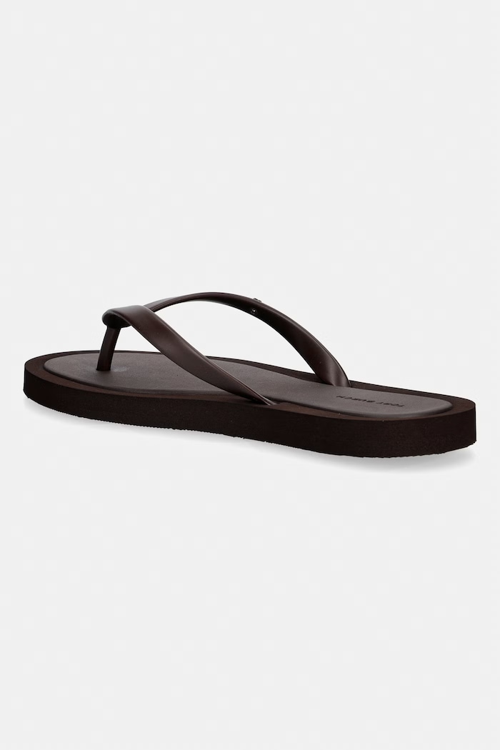 Obuwie Tory Burch japonki damskie Kira Padded Flip Flop 162307.201 brązowy