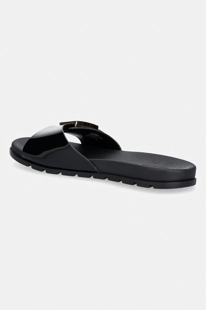 Obuwie Tory Burch klapki damskie Mellow Buckle Slide 157872.001 czarny