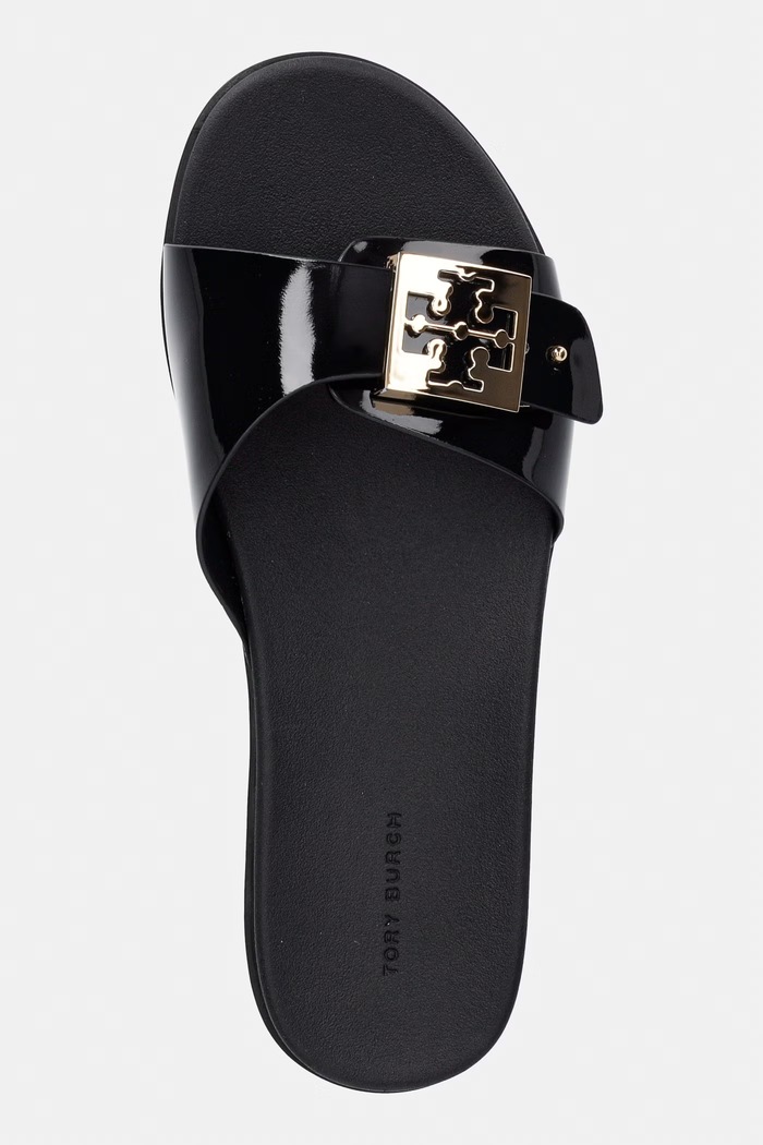 Tory Burch klapki damskie Mellow Buckle Slide czarny 157872.001