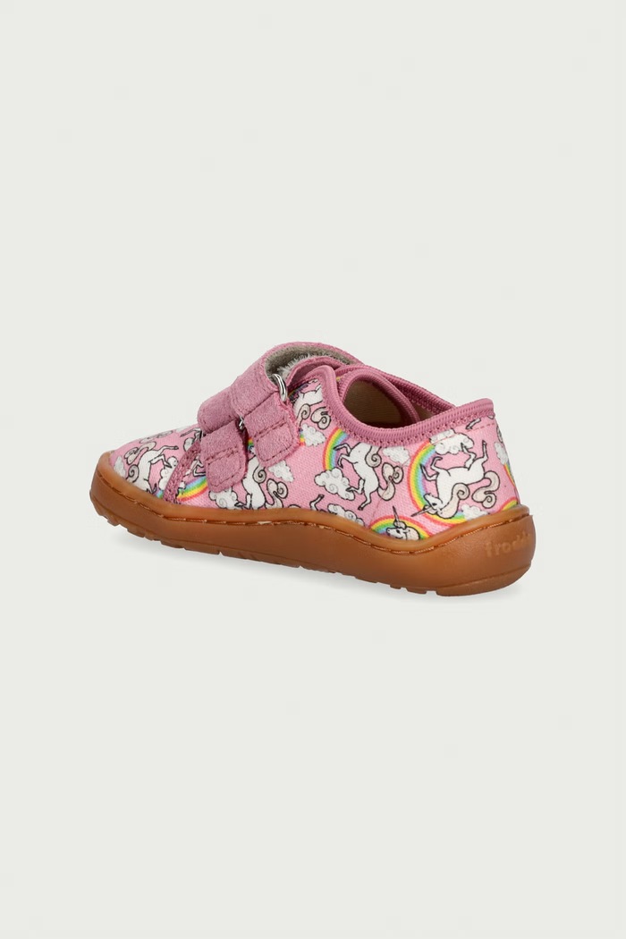 Dievča Froddo Detské papuče BAREFOOT CANVAS G1700440.G.20.24 ružová