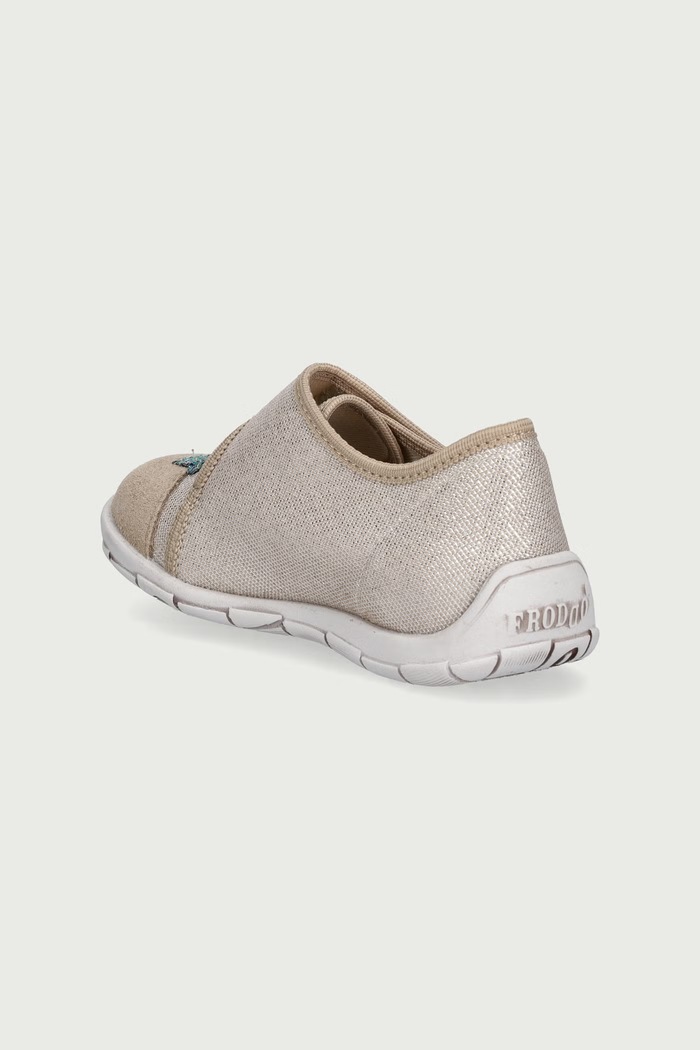 Dziewczynka Froddo Kapcie dziecięce CLASSIC SLIPPERS G1700451.G.25.30 beżowy