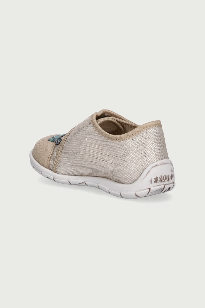 Dziewczynka Froddo Kapcie dziecięce CLASSIC SLIPPERS G1700451.G.20.24 beżowy