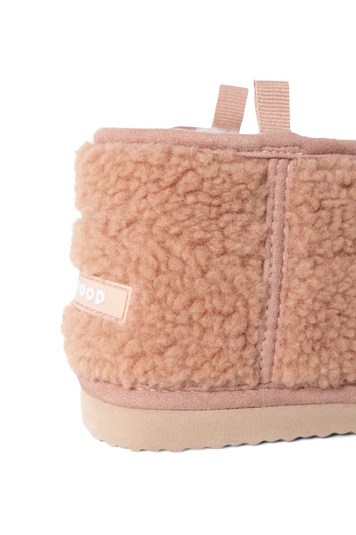 Dziewczynka Liewood Kapcie dziecięce Alban Cat Pile Boot Slipper LW21026.9BY2 różowy