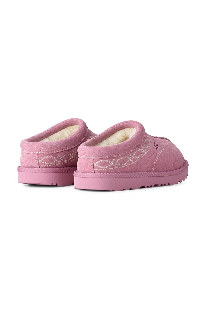 DÍVKA UGG Boty dětské semišové TASMAN IWESTERN 1184433K.G růžová