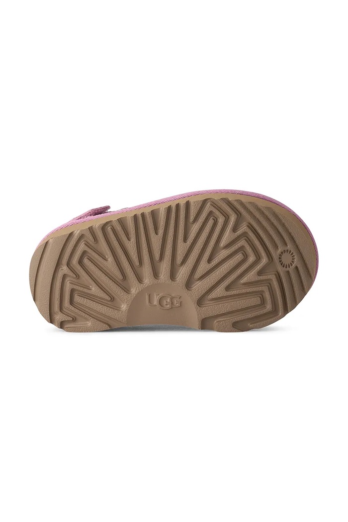 UGG Papuče za djecu od brušene kože GOLDENSTAR EVELINA CLOG 1180231T.G