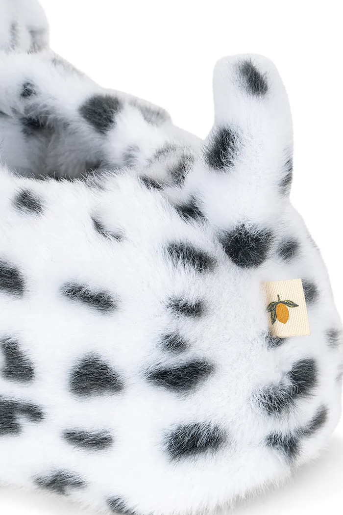 Kapcie dziecięce DALMATIAN FOOTIES Konges Sløjd biały KS106440.9BY2