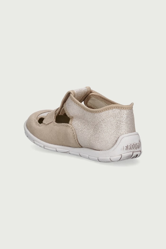 Chłopiec Froddo Kapcie dziecięce CLASSIC SLIPPERS G1700412.25.27. beżowy
