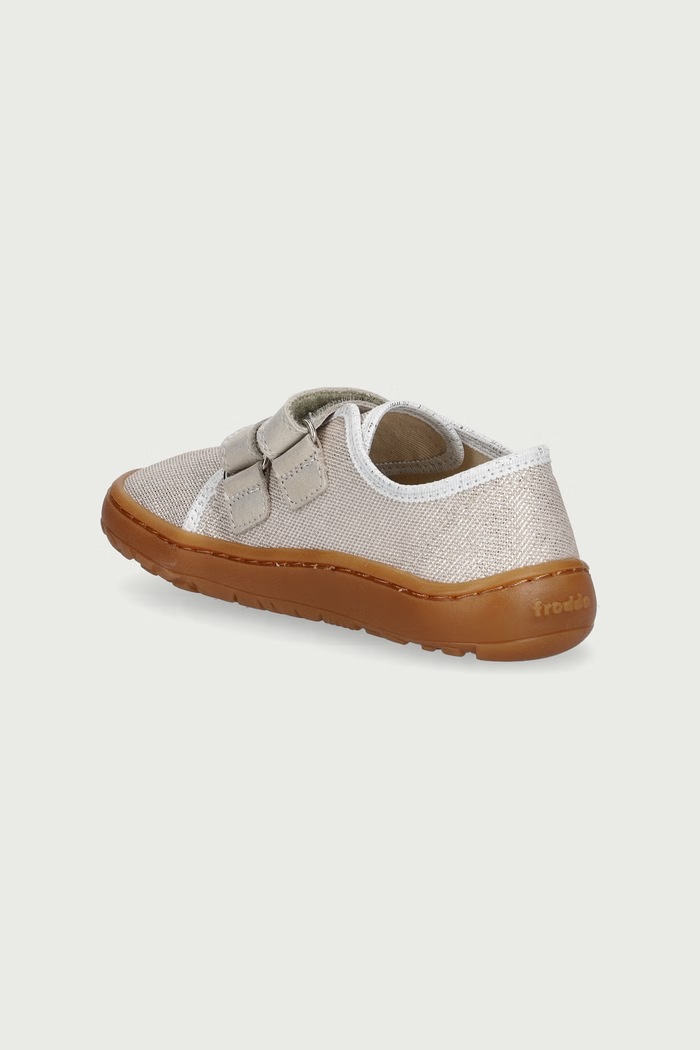 BIMBA Froddo Ciabatte per bambini BAREFOOT CANVAS G1700440.25.30. argento