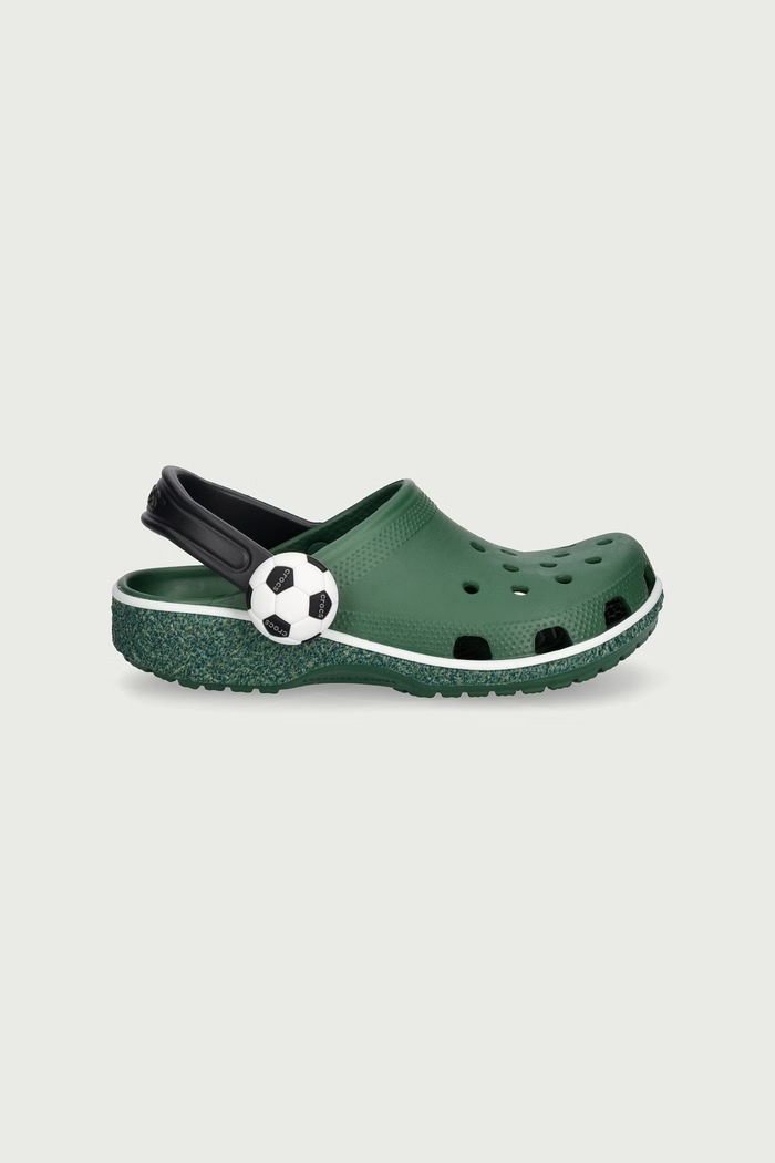 Crocs Klapki dziecięce CLASSIC SOCCER TURF CLOG 213947.CROCS.CLASSIC.SO zielony AW26