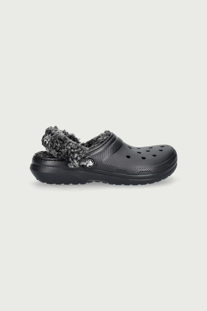 Crocs Klapki dziecięce CLASSIC FLEECE LINED CLOG 212856.CROCS.CLASSIC.FL czarny AW26