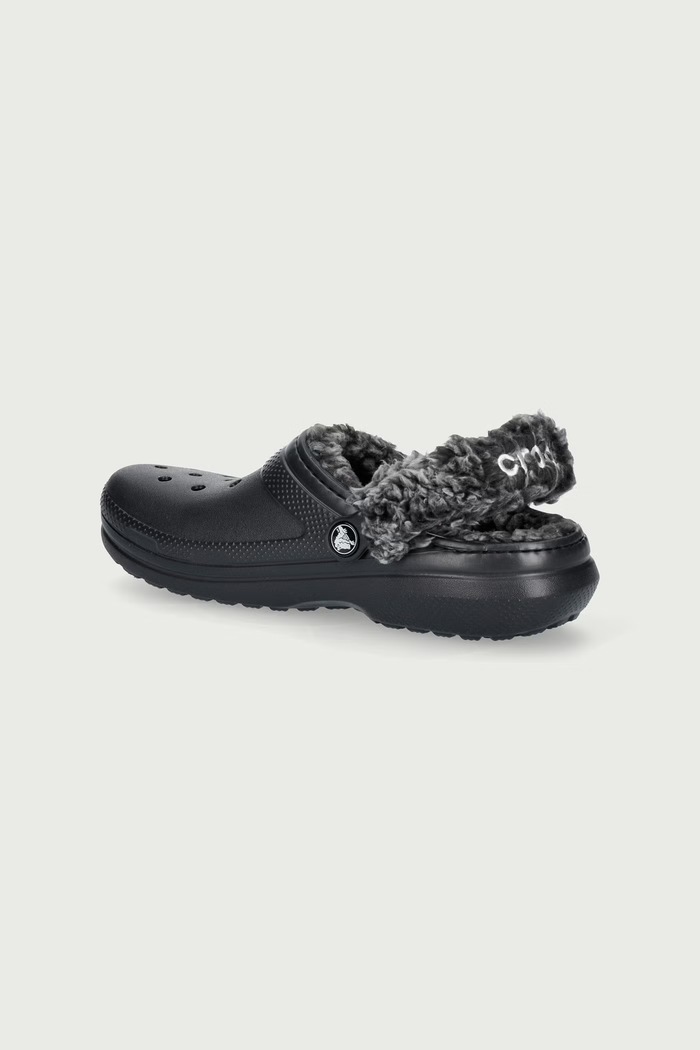 Chłopiec Crocs Klapki dziecięce CLASSIC FLEECE LINED CLOG 212856.CROCS.CLASSIC.FL czarny