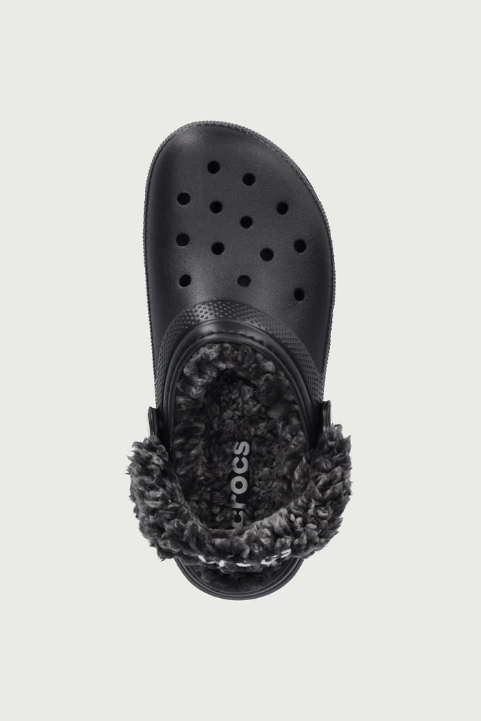 Klapki dziecięce CLASSIC FLEECE LINED CLOG Crocs 212856.CROCS.CLASSIC.FL czarny