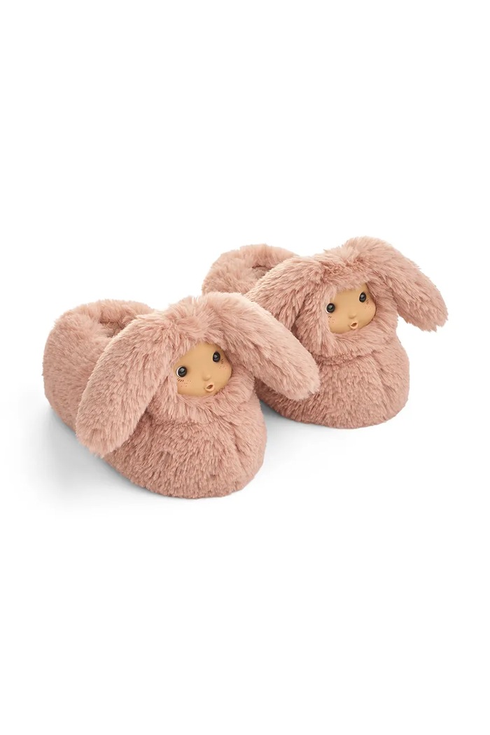 Liewood Kapcie dziecięce Avalina Doll Plush Slipper LW21688.9BY2 różowy AW26
