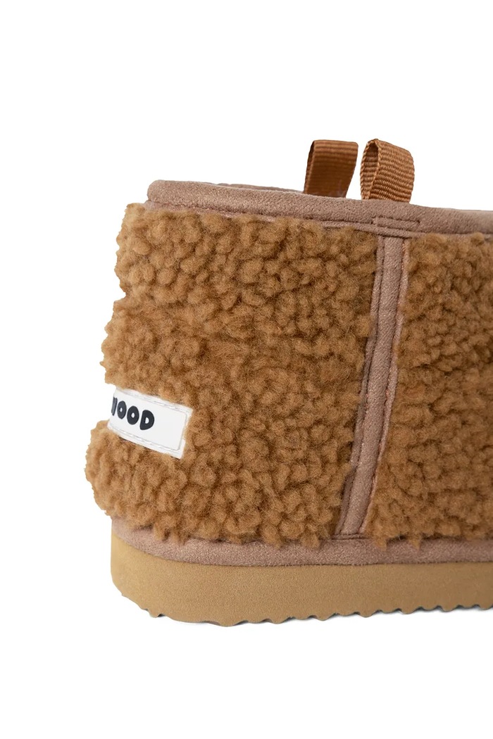 Kapcie dziecięce Alban Bear Pile Boot Slipper Liewood LW21433.9BY2 brązowy