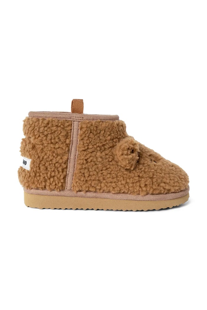 Kapcie dziecięce Alban Bear Pile Boot Slipper Liewood brązowy LW21433.9BY2
