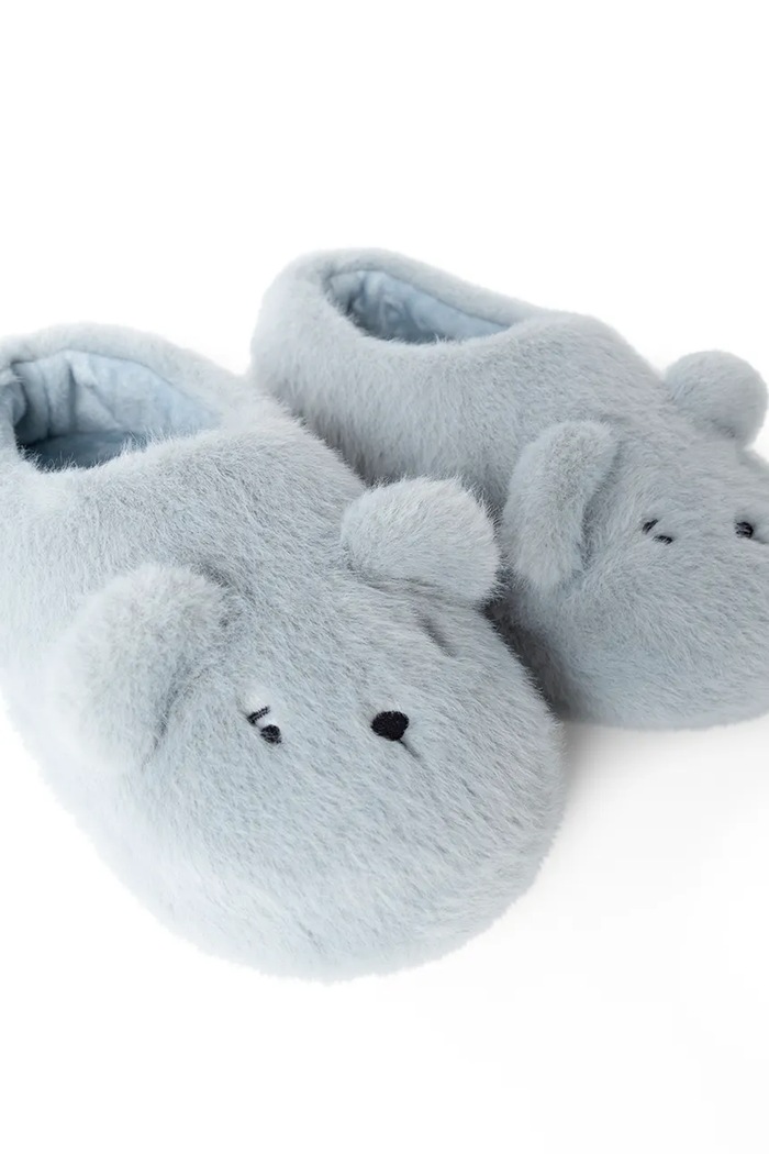 Liewood Kapcie dziecięce Aviaja Bear Slippers LW19587.9BY2 niebieski AW26