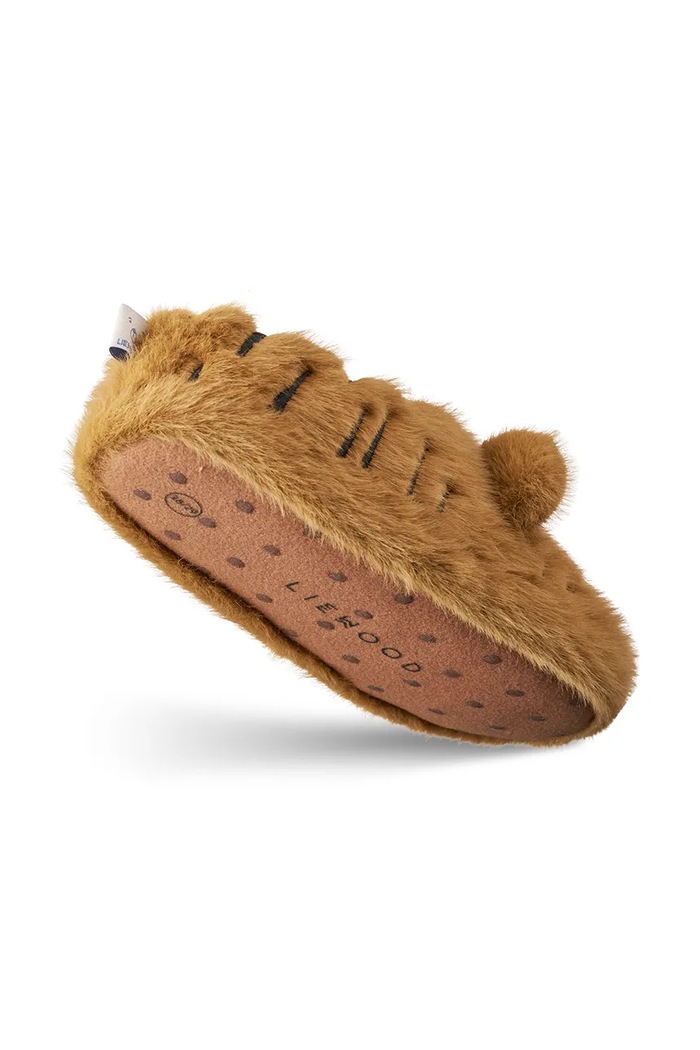Liewood παντόφλες παιδικές Aviaja Tiger Slippers LW20875.9BY2 καφέ