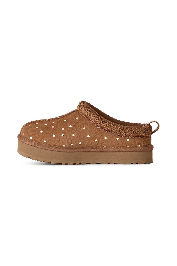 Παντόφλες παιδικές σουέτ TAZZ SHINY DOTS UGG 1180230K καφέ