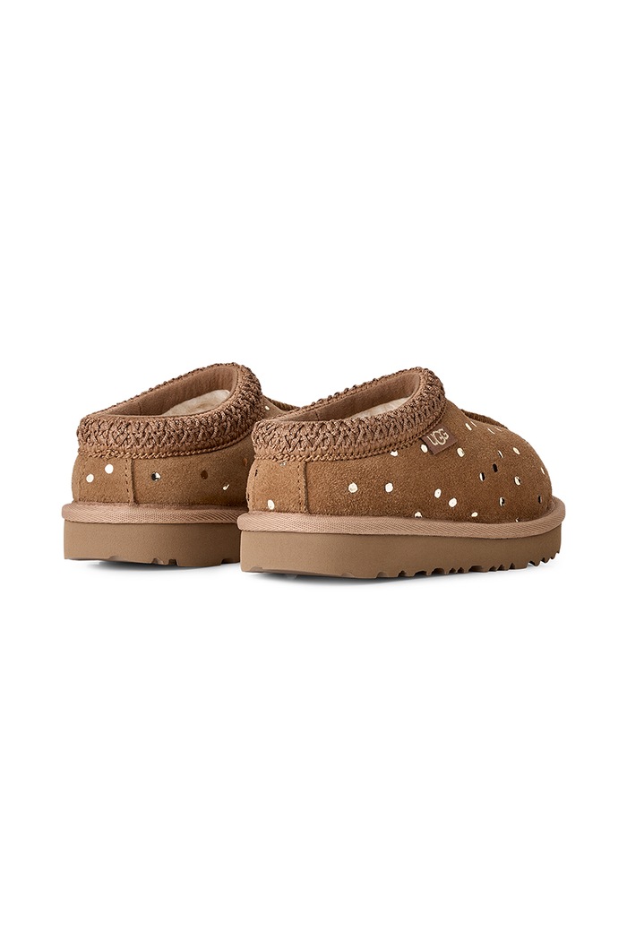 Αγορίστικα UGG Παντόφλες παιδικές σουέτ TASMAN ISHINY DOTS 1182791T καφέ