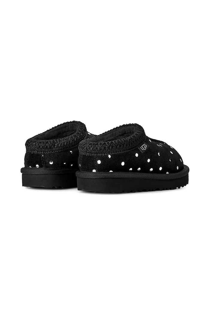 Αγορίστικα UGG Παντόφλες παιδικές σουέτ TASMAN ISHINY DOTS 1182791T μαύρο