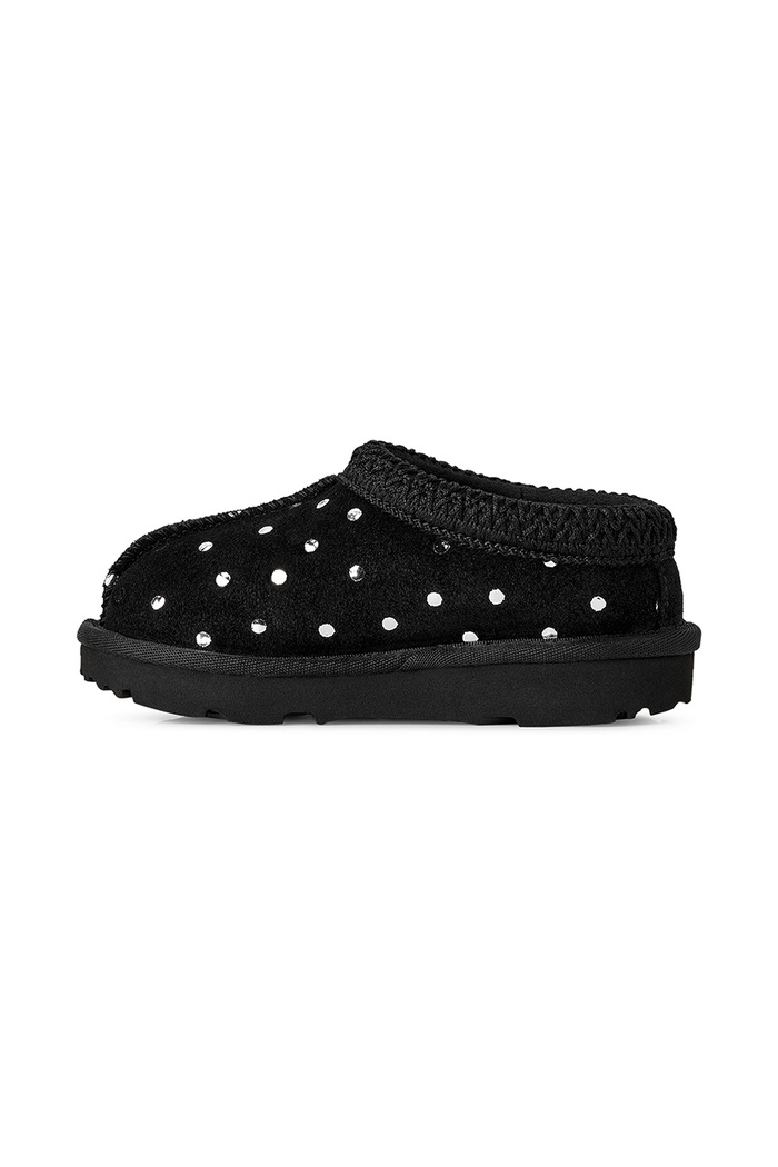 Παντόφλες παιδικές σουέτ TASMAN ISHINY DOTS UGG 1182791T μαύρο