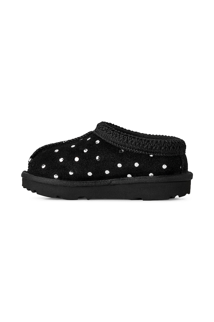 Παντόφλες παιδικές σουέτ TASMAN ISHINY DOTS UGG 1182791T μαύρο