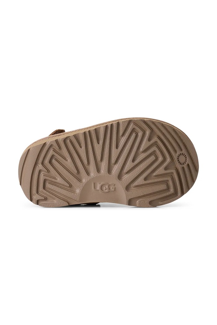 UGG Papuče za djecu od brušene kože GOLDENSTAR EVELINA CLOG 1180231T