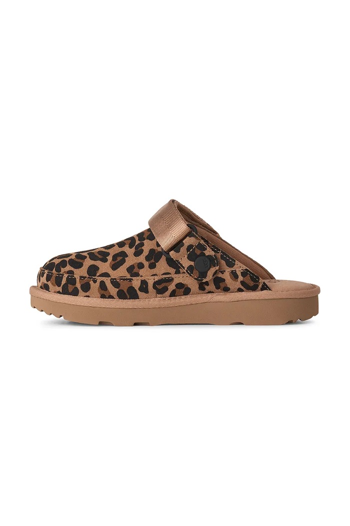 Kapcie dziecięce zamszowe GOLDENSTAR SPOTTED CLOG UGG 1183568K brązowy