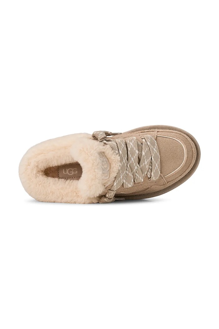 Boty dětské semišové LOWMEL MULE UGG béžová 1180201K