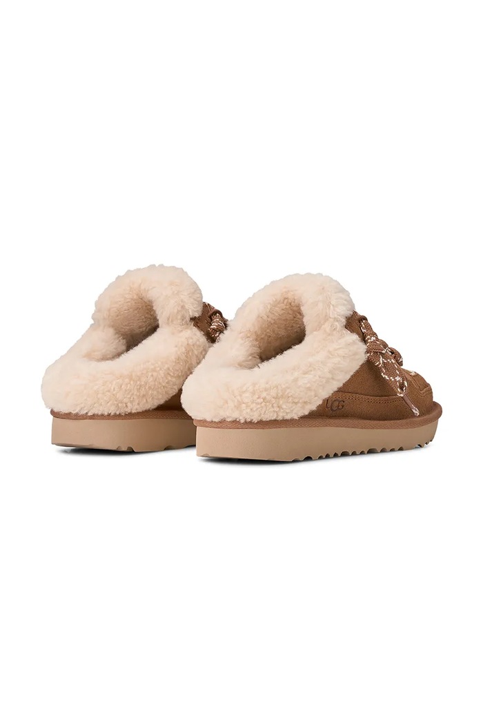 CHLAPEC UGG Boty dětské semišové LOWMEL MULE 1180201K hnědá