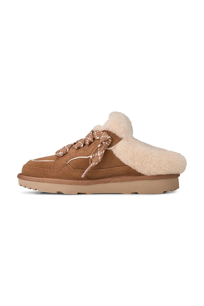 Boty dětské semišové LOWMEL MULE UGG 1180201K hnědá