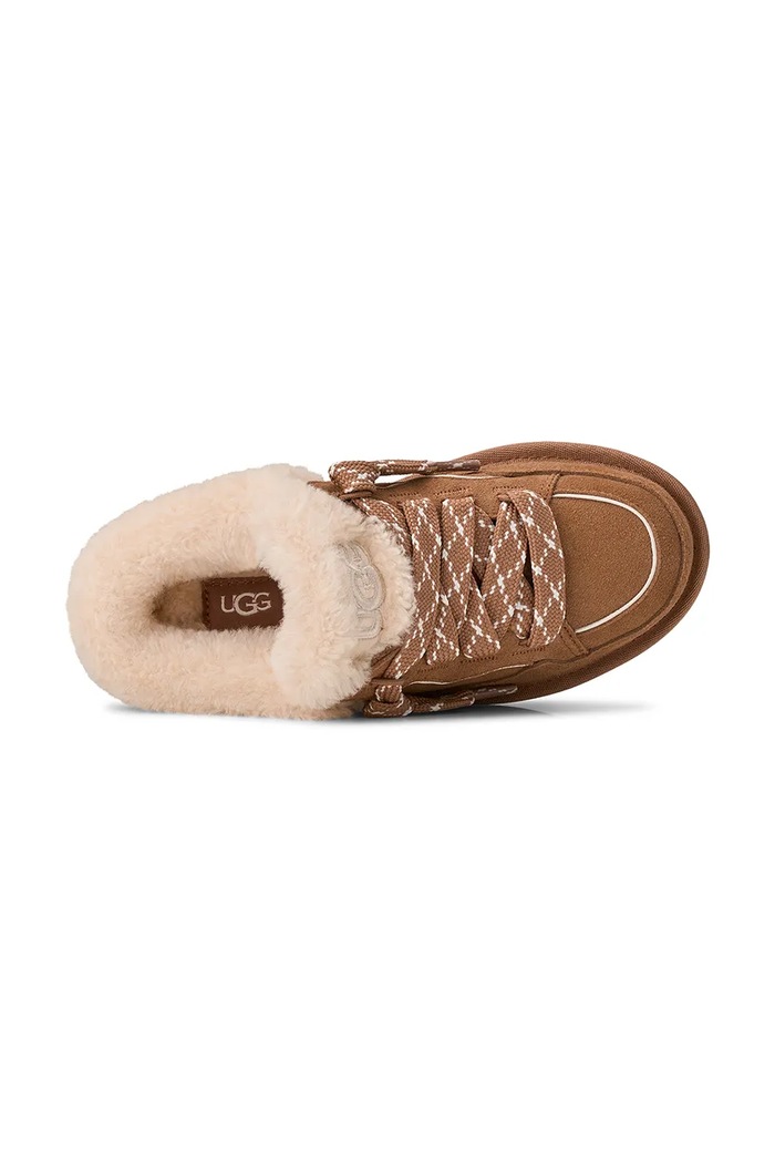 Boty dětské semišové LOWMEL MULE UGG hnědá 1180201K
