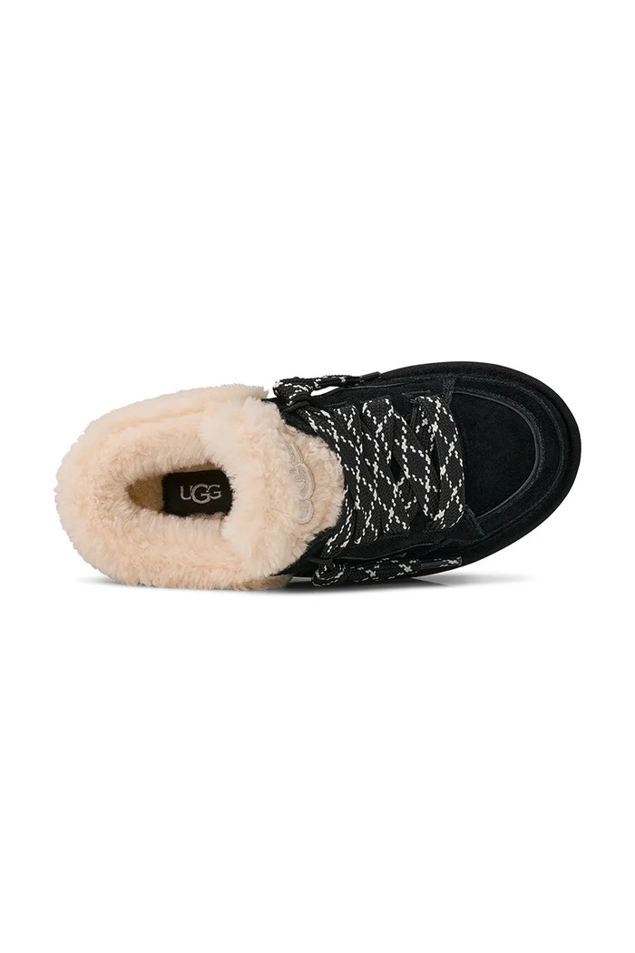 Boty dětské semišové LOWMEL MULE UGG černá 1180201K