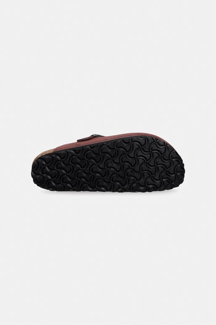 Birkenstock klapki mules dziecięce zamszowe Boston 1032699.36.39 fioletowy