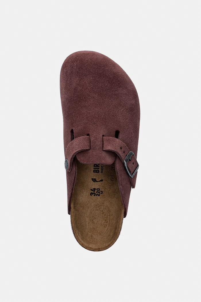 Birkenstock natikače za djecu od brušene kože Boston roza 1032699.32.35