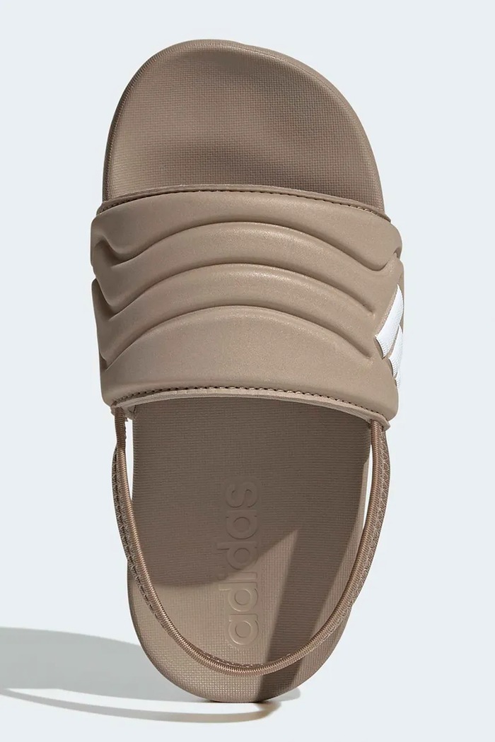 adidas шльопанці дитячі ADILETTE ESTRAP 2.0 KZ9270 бежевий