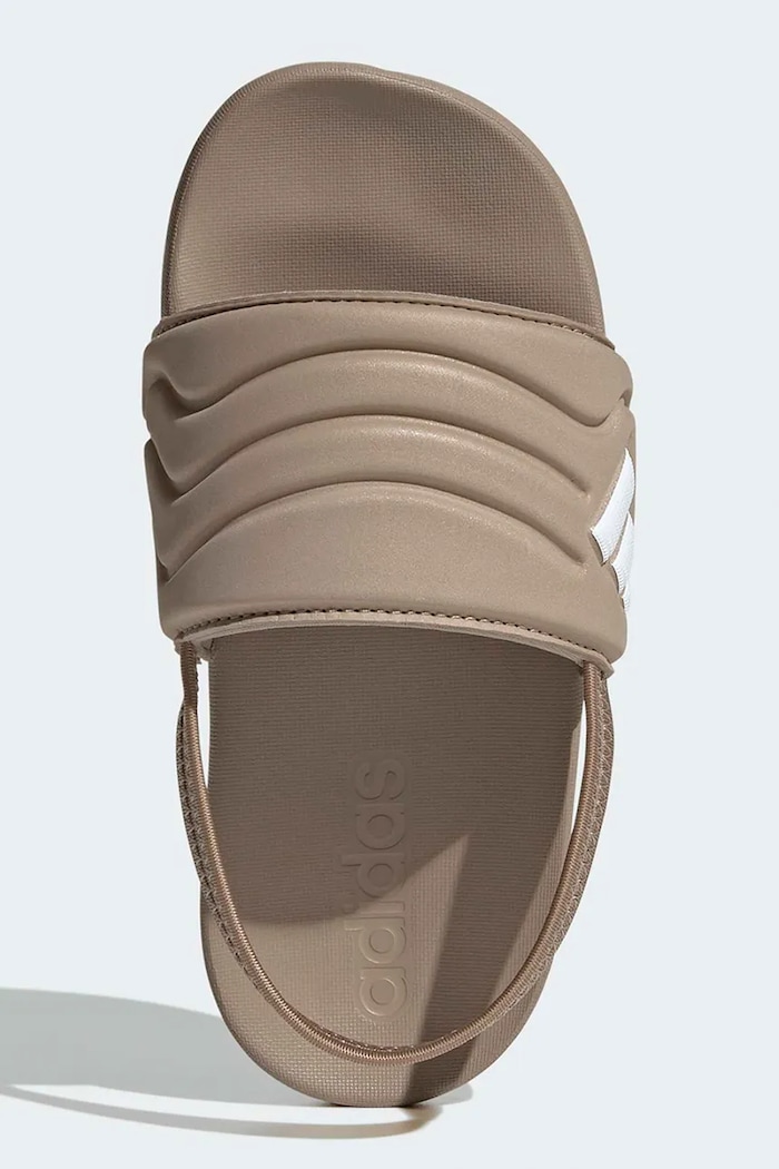 adidas шльопанці дитячі ADILETTE ESTRAP 2.0 KZ9270 бежевий