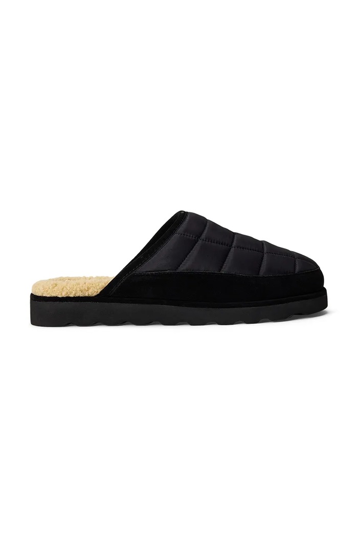 Polo Ralph Lauren Papuci de casă pentru bărbați 843P25689001 negru AW26