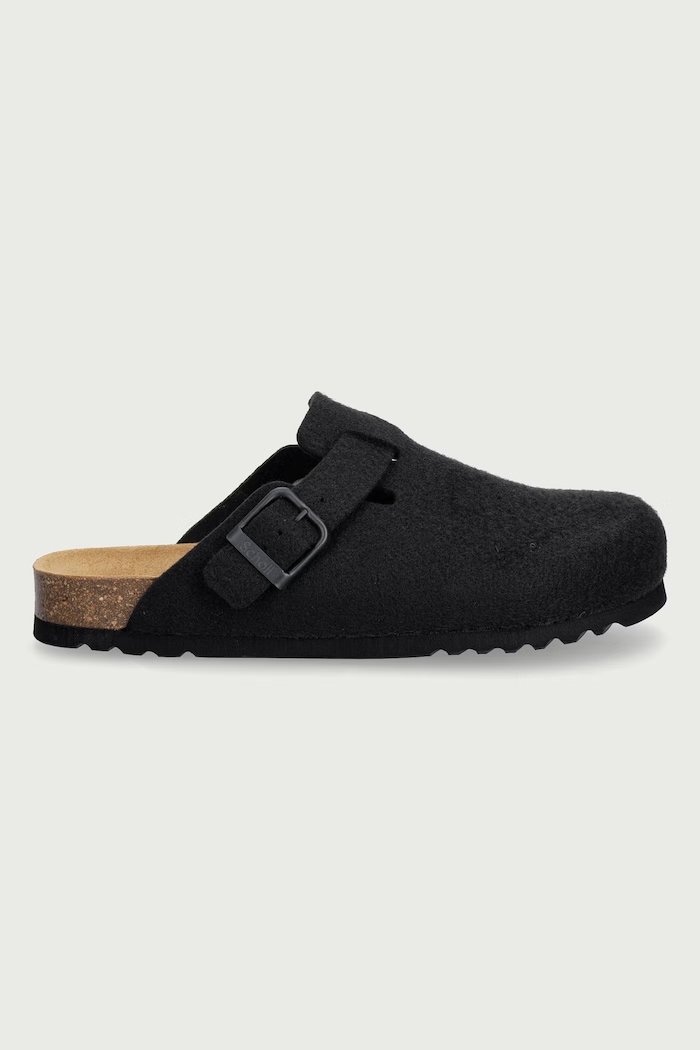 Scholl Klapki mules męskie COLE F015001004 czarny AW26