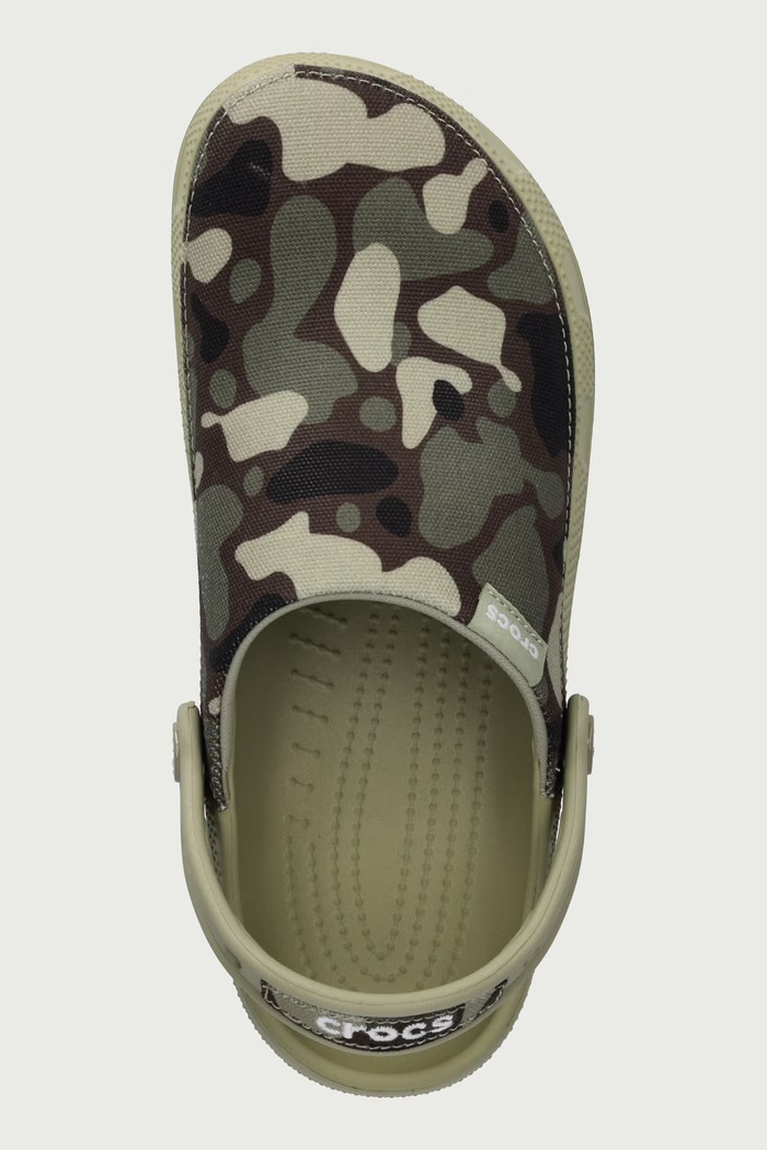 Klapki męskie Classic Crafted Camo Clog Crocs 214046.3DD zielony