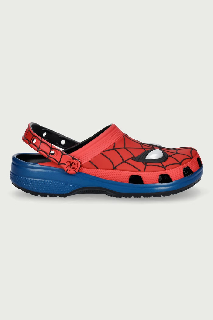 Crocs Klapki męskie Classic Spiderman Clog 213518.90H czerwony AW26